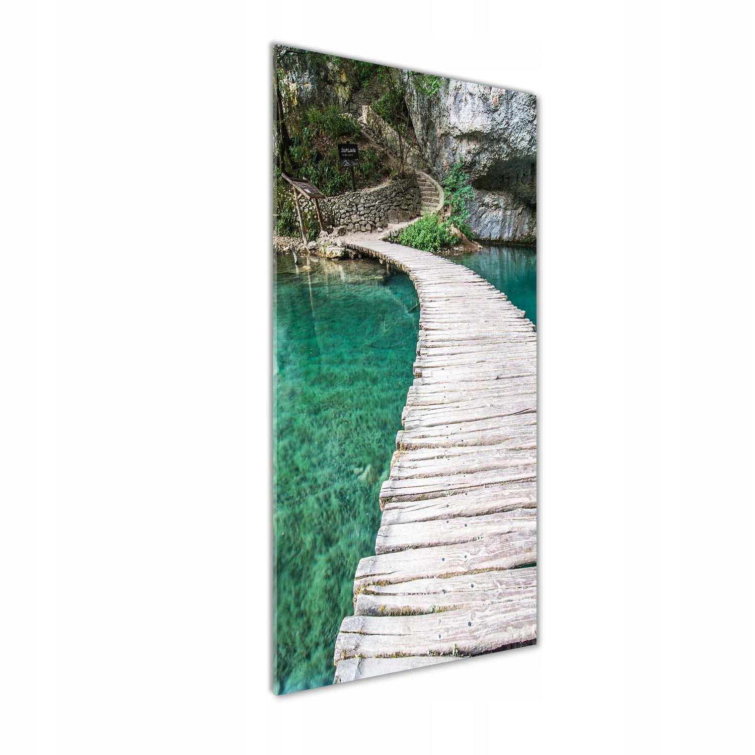 

Foto obraz na szkle Jeziora Plitwickie 50x125 cm