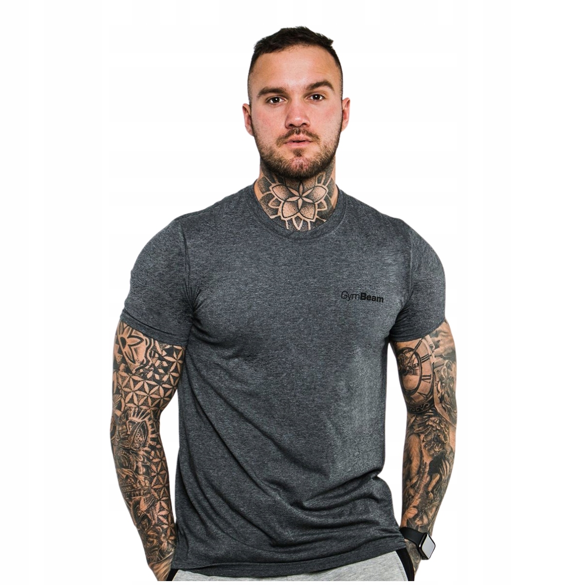 Koszulka Basic Dark Grey L GymBeam