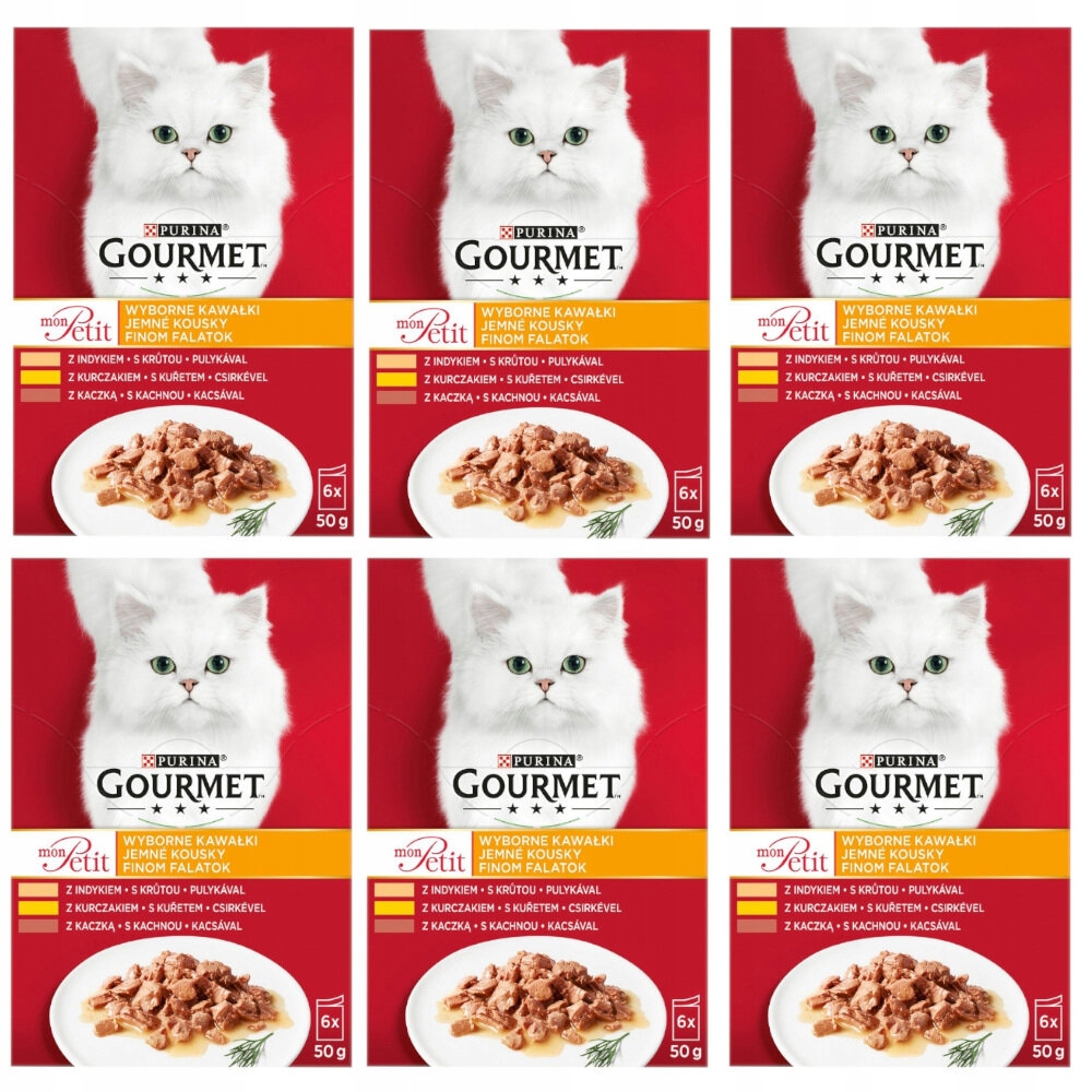 Levně Purina Gourmet Mon Petit Drůbeží Příchutě MIX 36x50g