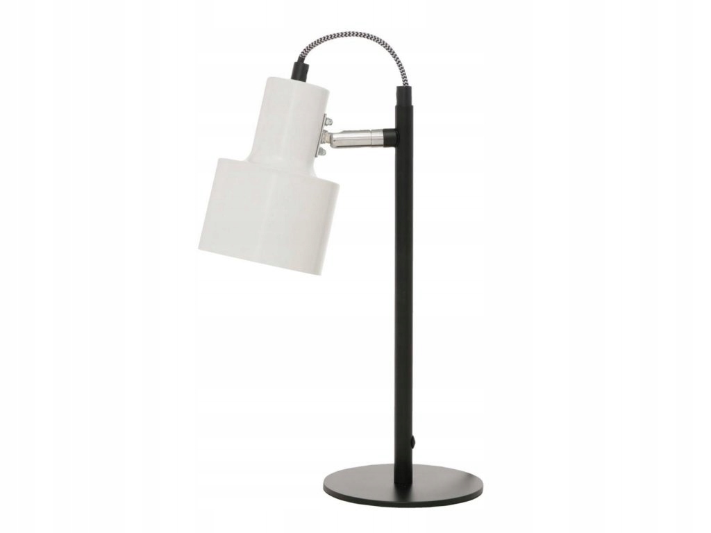 Kovová stolná lampa Riva, 36 cm, regulačné tienidlo