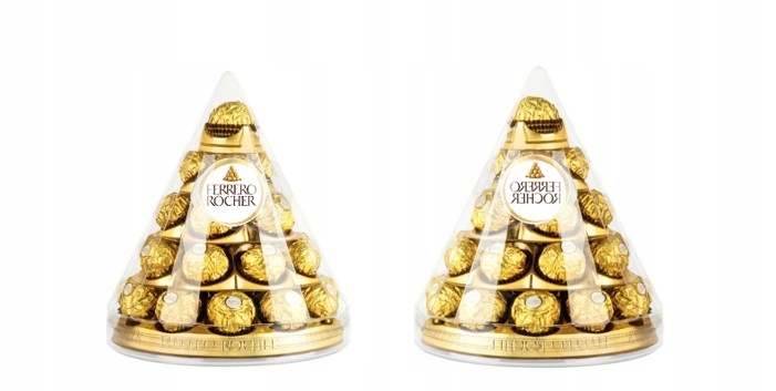 Levně Sada čokolád Bonboniéra Pralinky Ferrero Rocher 2x 350 g 2x (28x12,5 g)