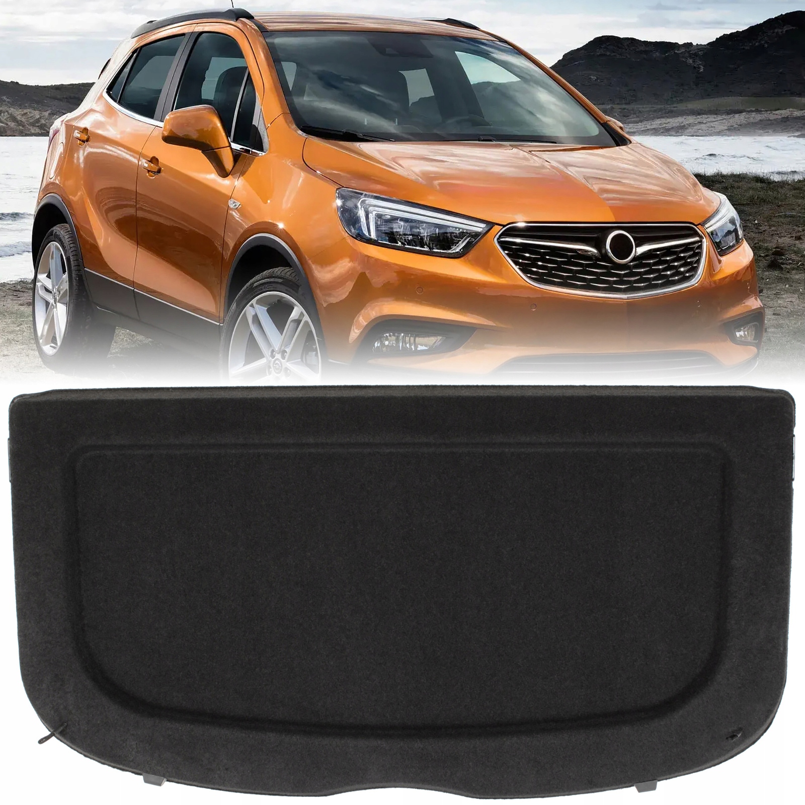 Polička Zavazadlového Prostoru Černá Kryt pro Opel Mokka X 2012-2024 Chevrolet Trax