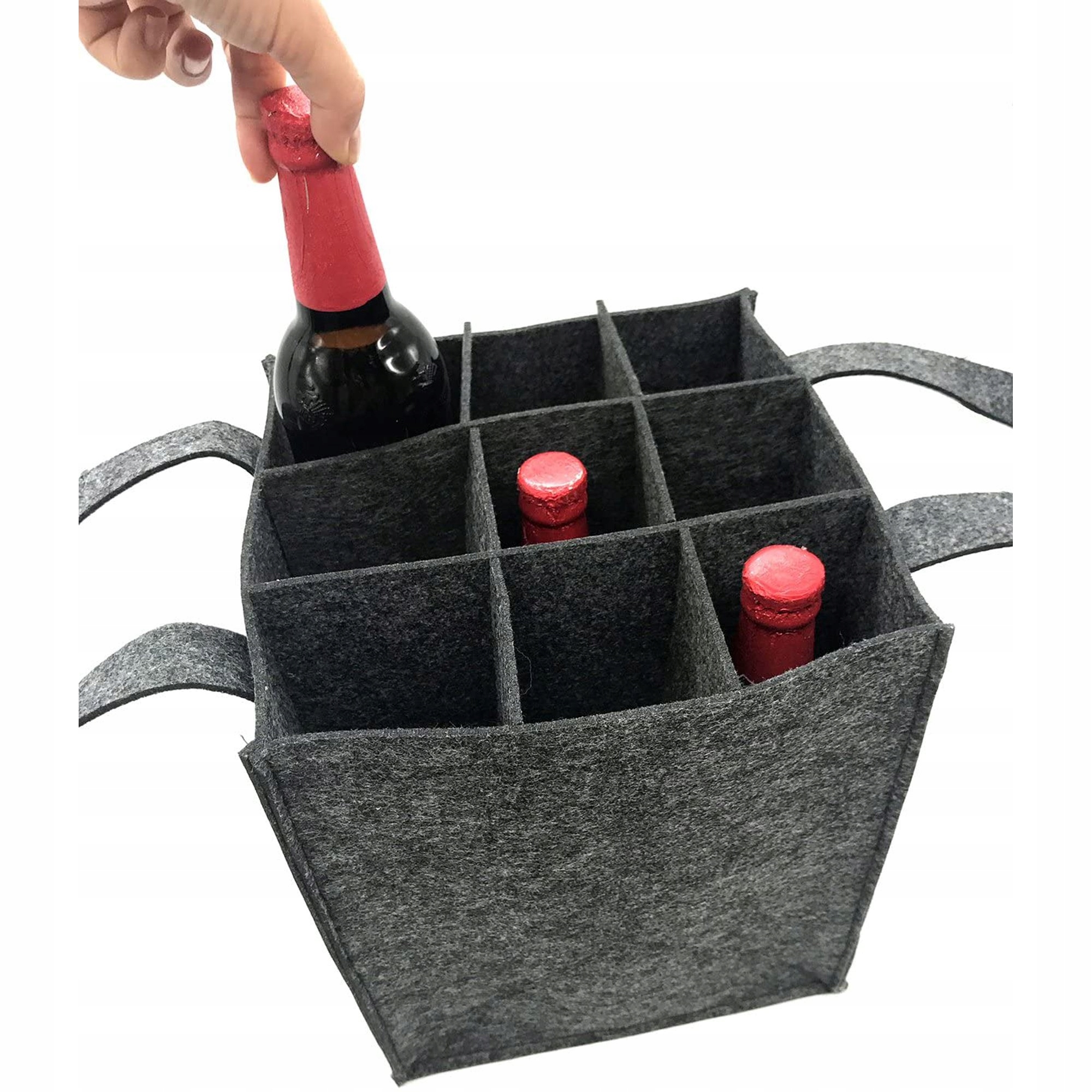 

Torba Organizer Filc 6 Butelek Pojemnik Na Wino