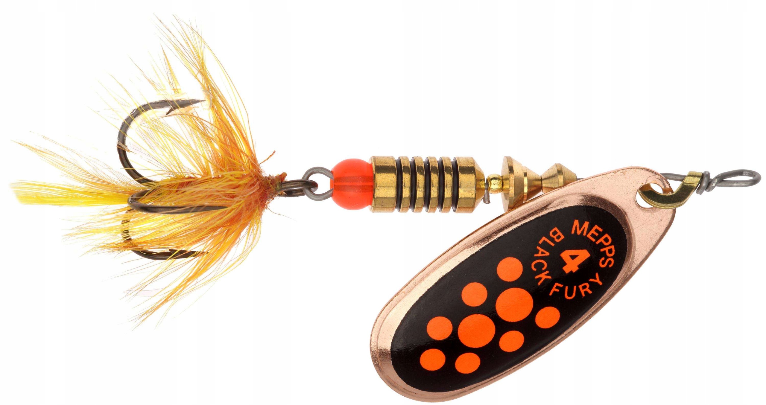 Lesk Mepps Black Fury Mouche Copper/red 4/8 g