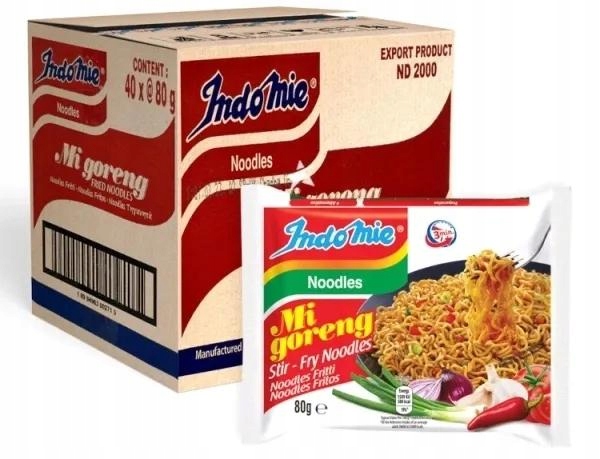 Levně Těstoviny Instant Mi Goreng celý karton 40 x 80 g Indomie