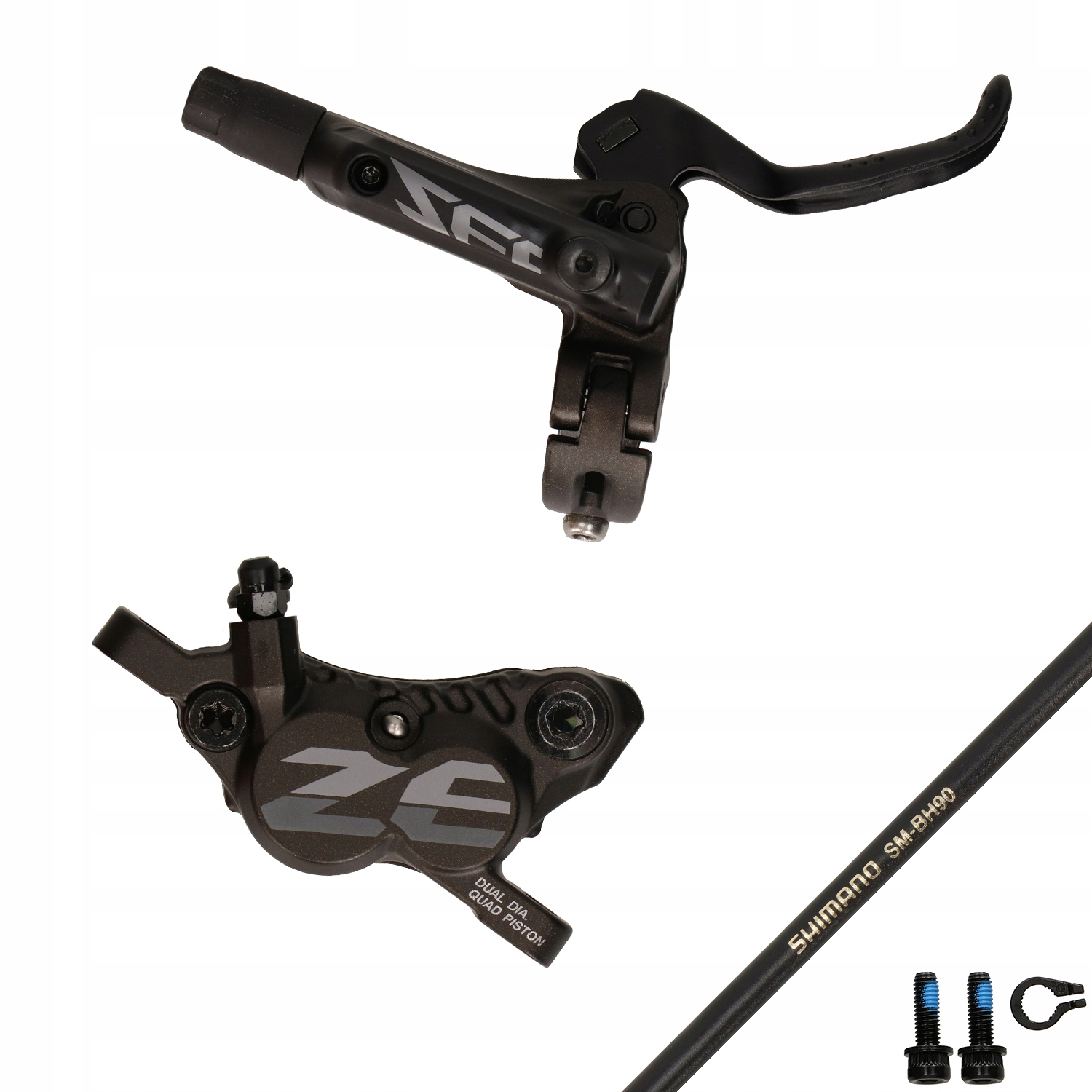 Hamulec hydrauliczny tył Shimano Zee BR-M640 1700mm 4 tłoczki