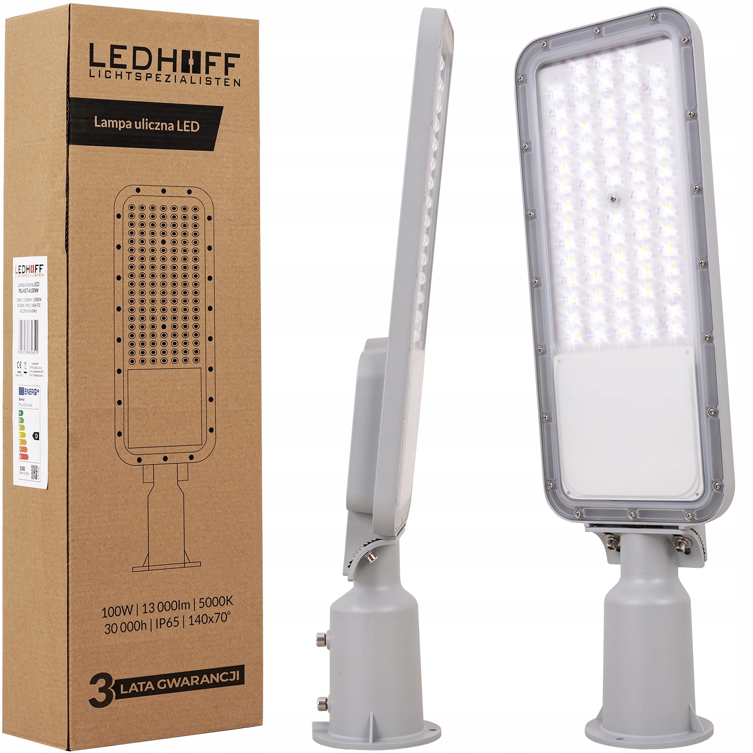 

Lampa uliczna Latarnia Led 100W Mocna 230V Premium