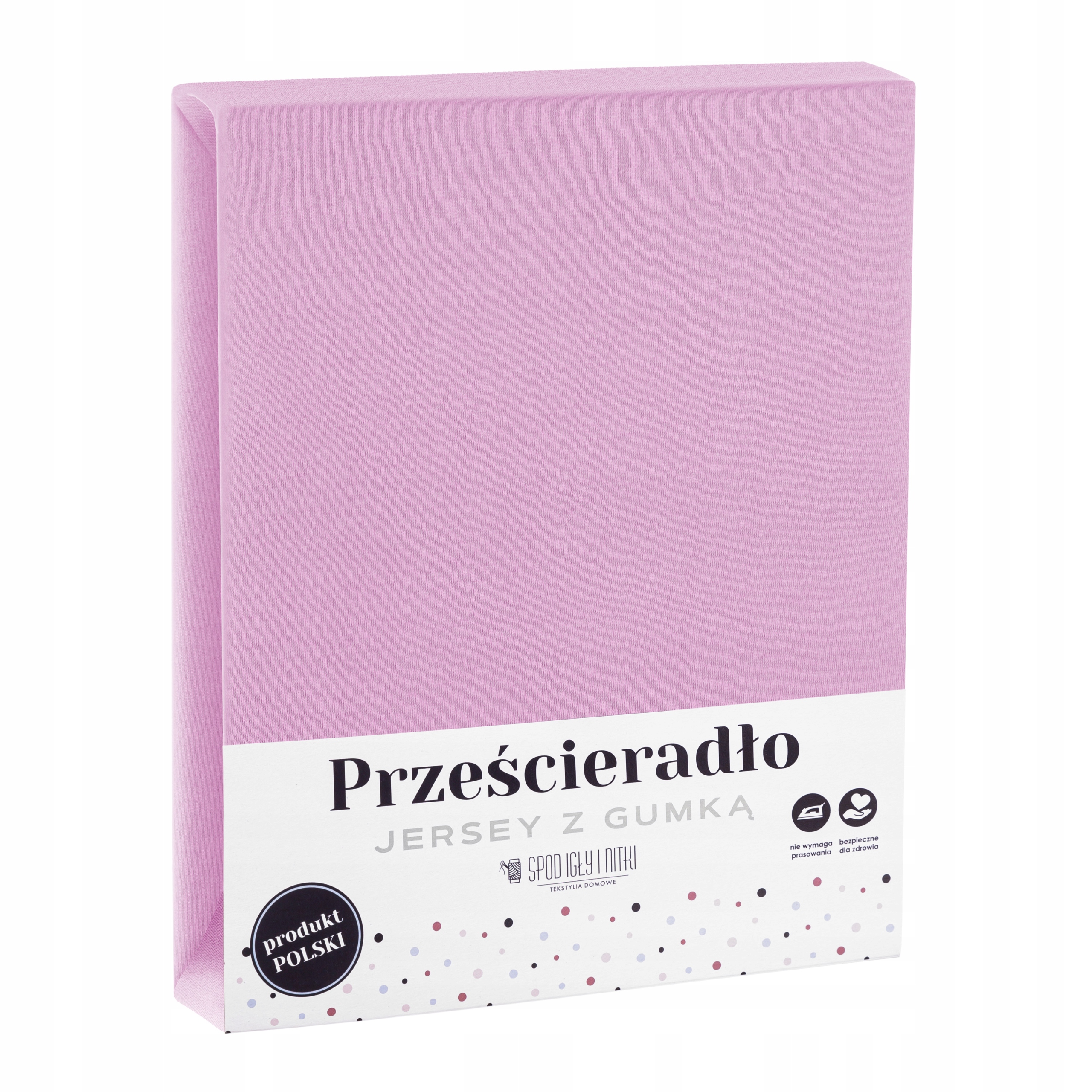 

Wrzosowe Prześcieradło Jersey 180x200 Z Gumką Eko