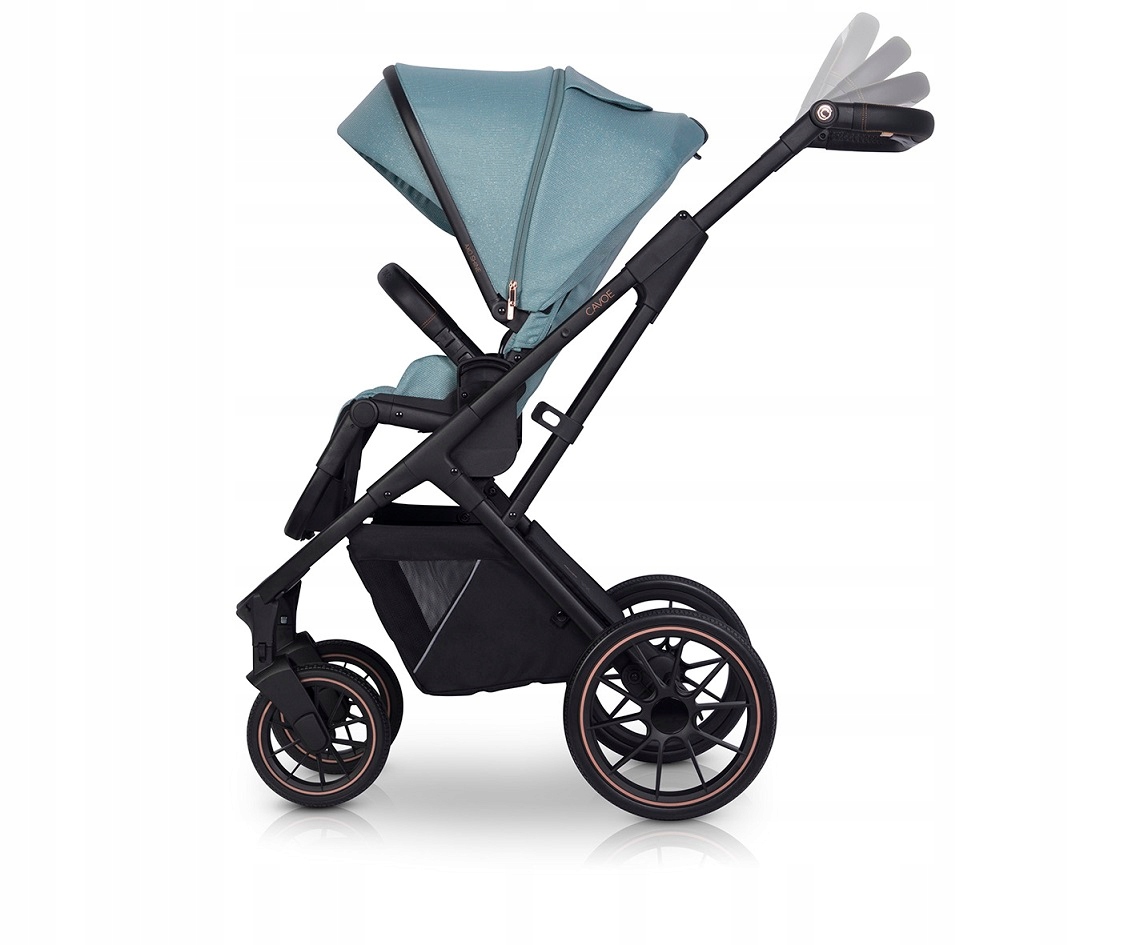 Wózek spacerowy CAVOE! AXO SHINE ! BOHO GREEN Liczba kół 4