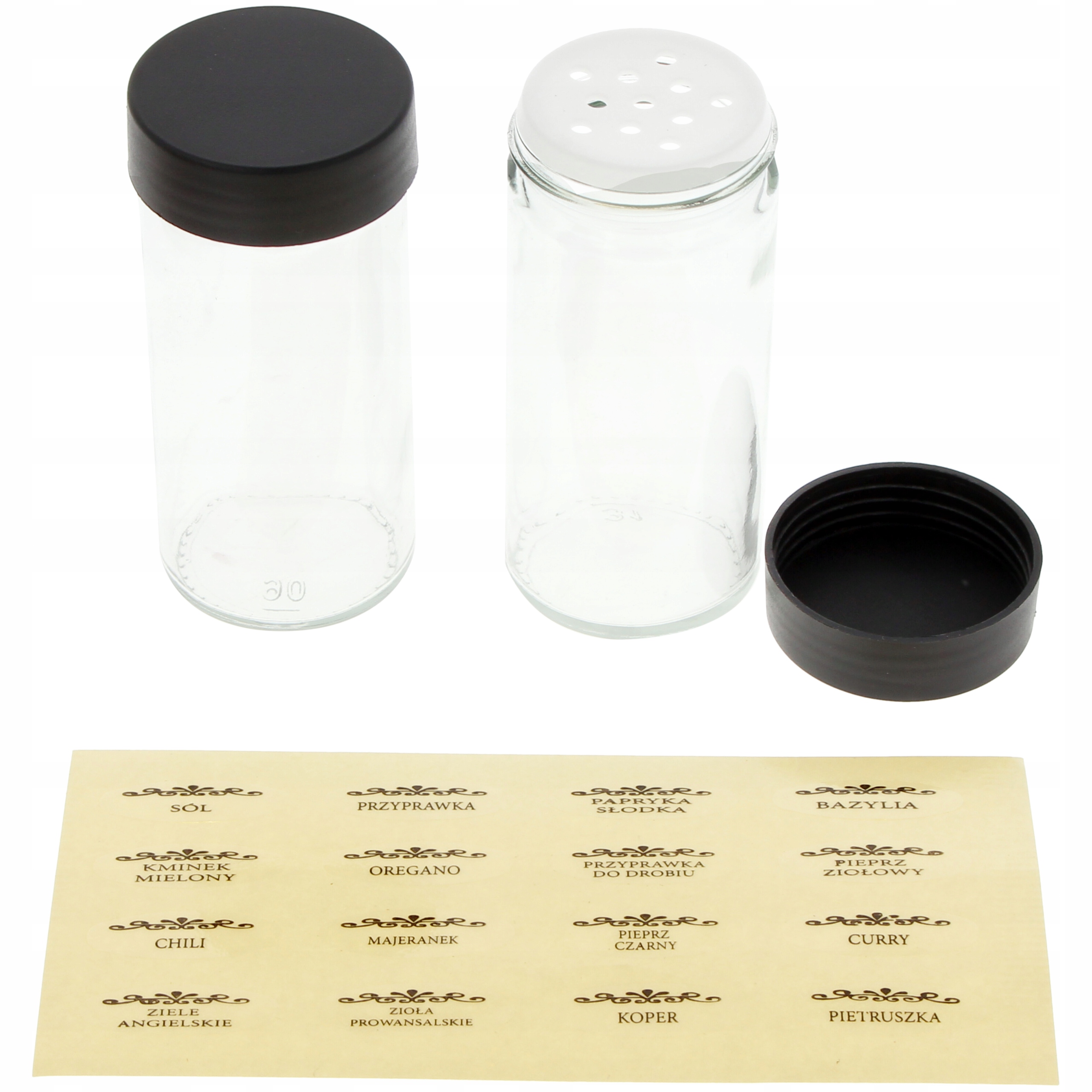 OBROTOWY STOJAK Z POJEMNIKAMI NA PRZYPRAWY 18 ELEMENTÓW Gramatura worka 0 g/m²