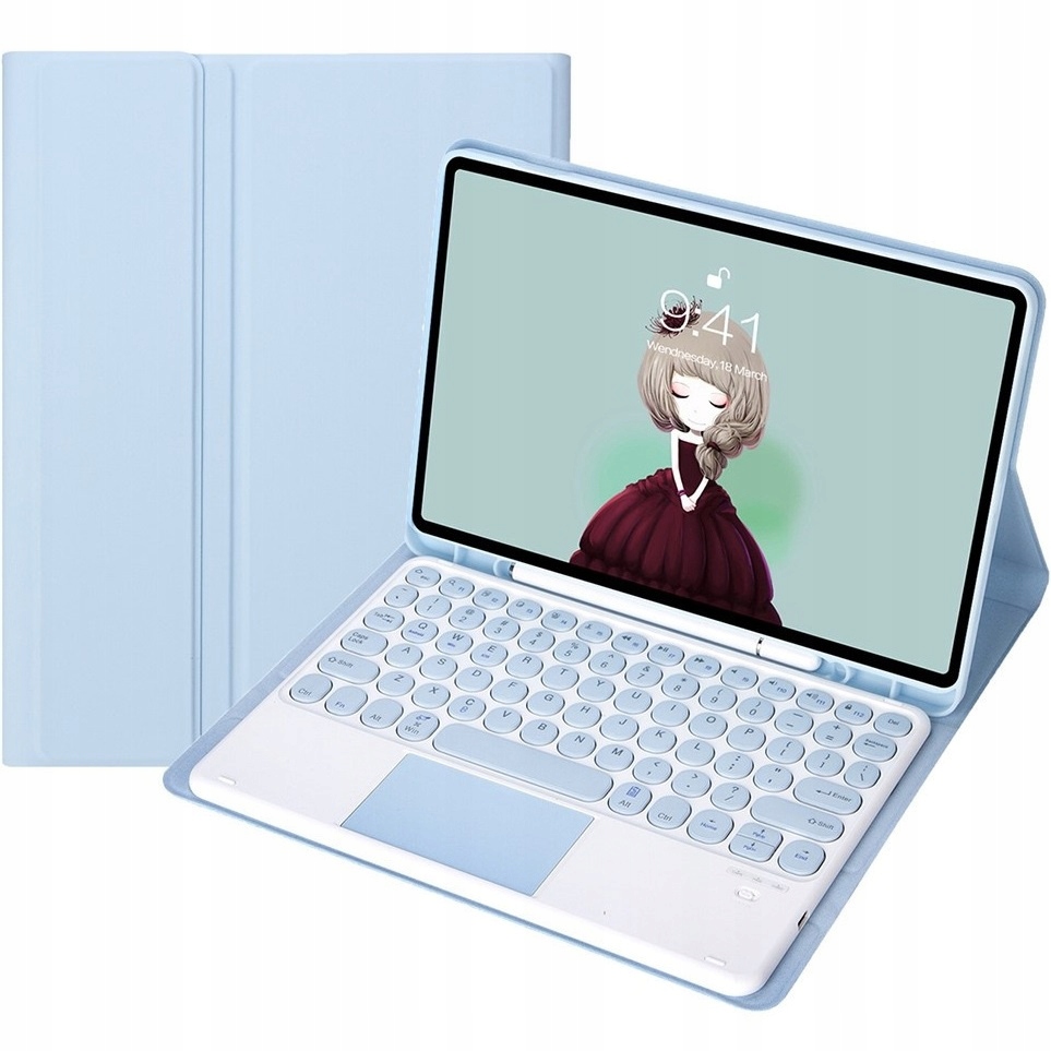 Pouzdro S Klávesnicí Touchpad Pro Samsung Galaxy Tab S6 Lite 2020/2022/2024