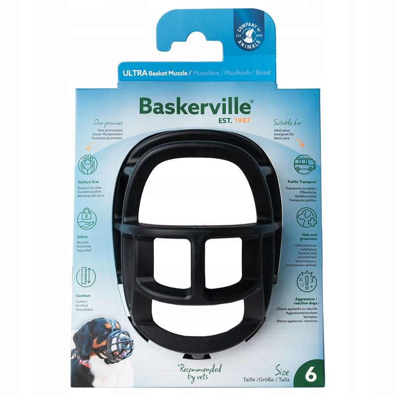 Levně Baskerville Ultra 2.0 náhubek pro psa velikost 6