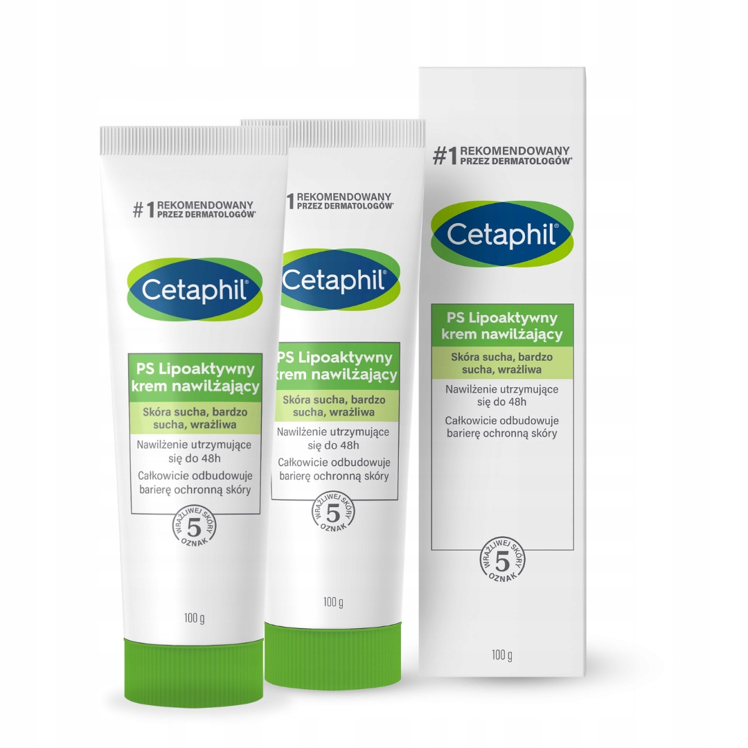 Cetaphil Ps Lipoaktywny krem nawilżający do bardzo suchej skóry 100g