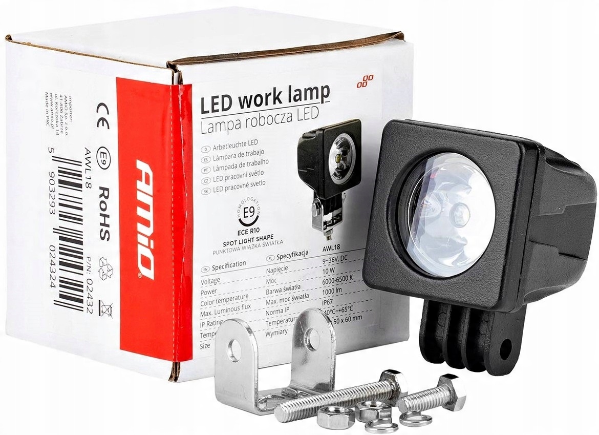 

Lampa Robocza Halogen Szperacz 9-36V Led 50x50mm