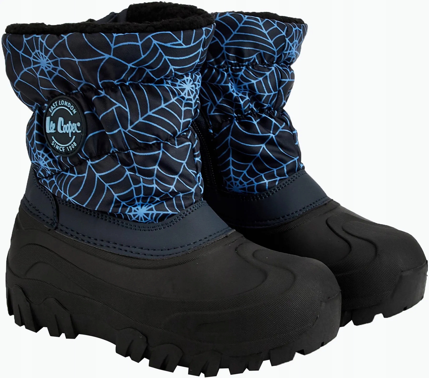 Buty Zimowe Dziecięce Lee Cooper Śniegowce Chłopięce Ocieplane 3772K -34