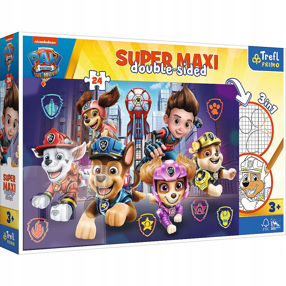 

Psi Patrol Puzzle Nowe Wyzwanie Maxi 3+ 3w1