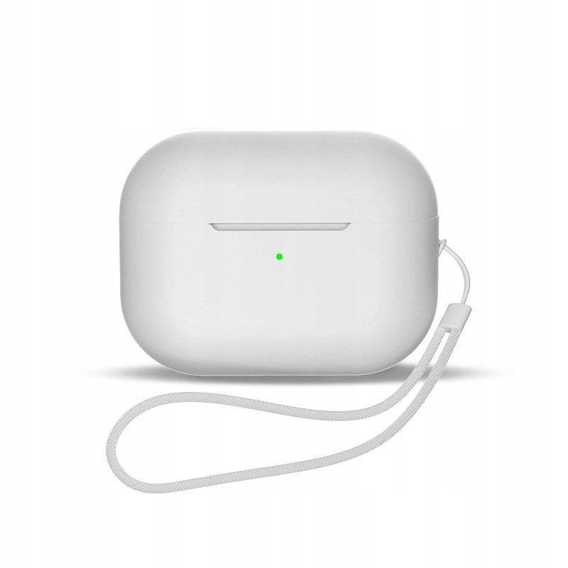 Silikonowe etui do AirPods 1 AirPods 2 pasek na nadgarstek smycz biał