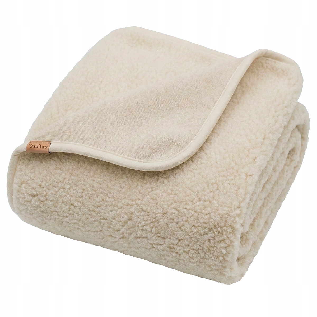 ZAFFIRO Koc wełniany Nevada 75x100cm beige