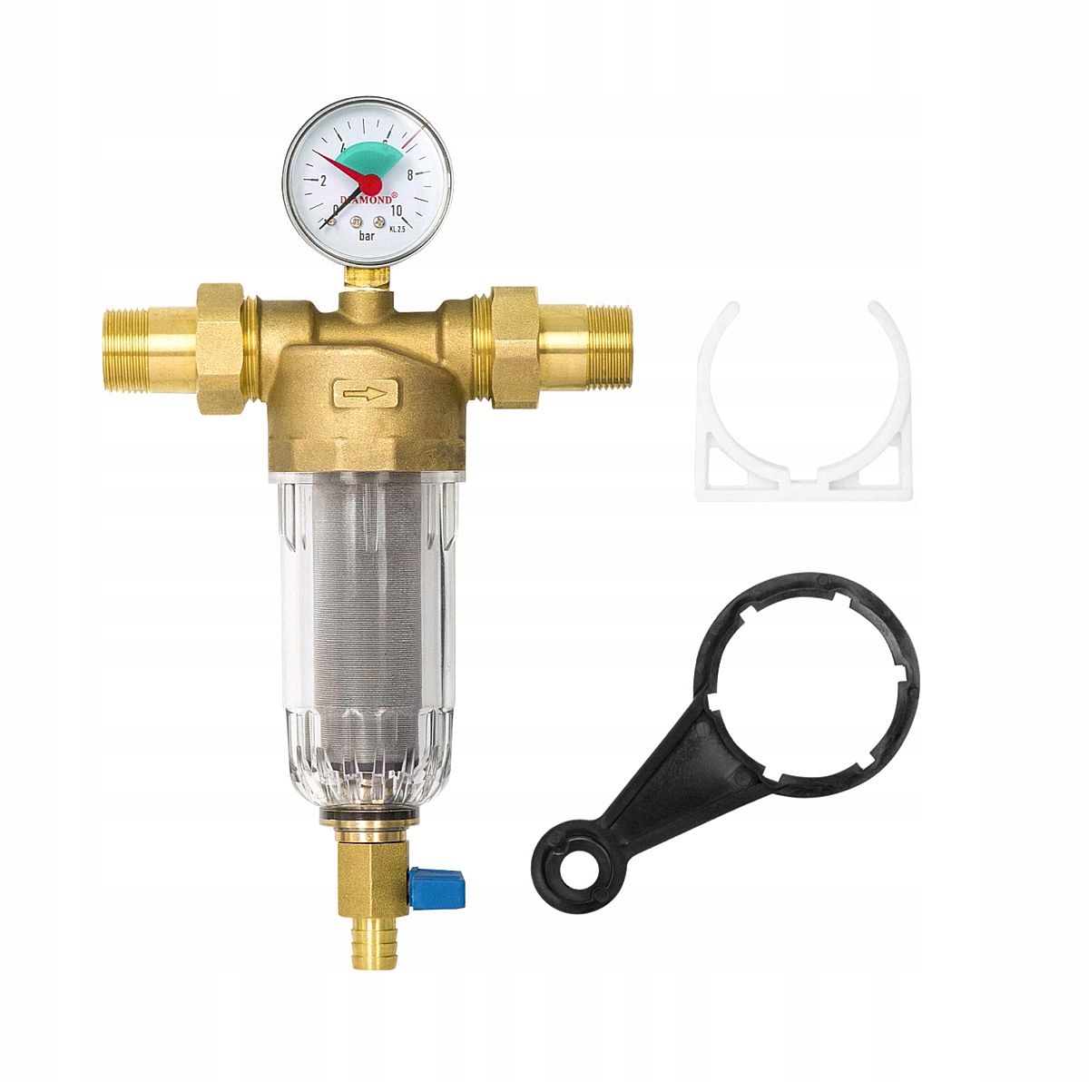 samočistiaci filter 1" so spätným preplachovaním