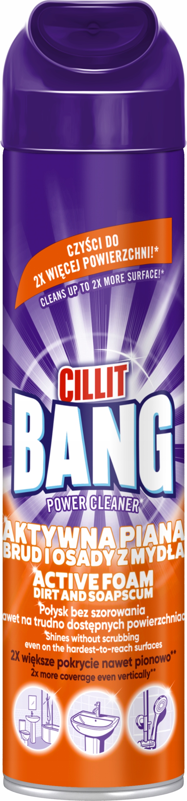 

Cillit Bang Aktywna piana czyszcząca łazienki Osad