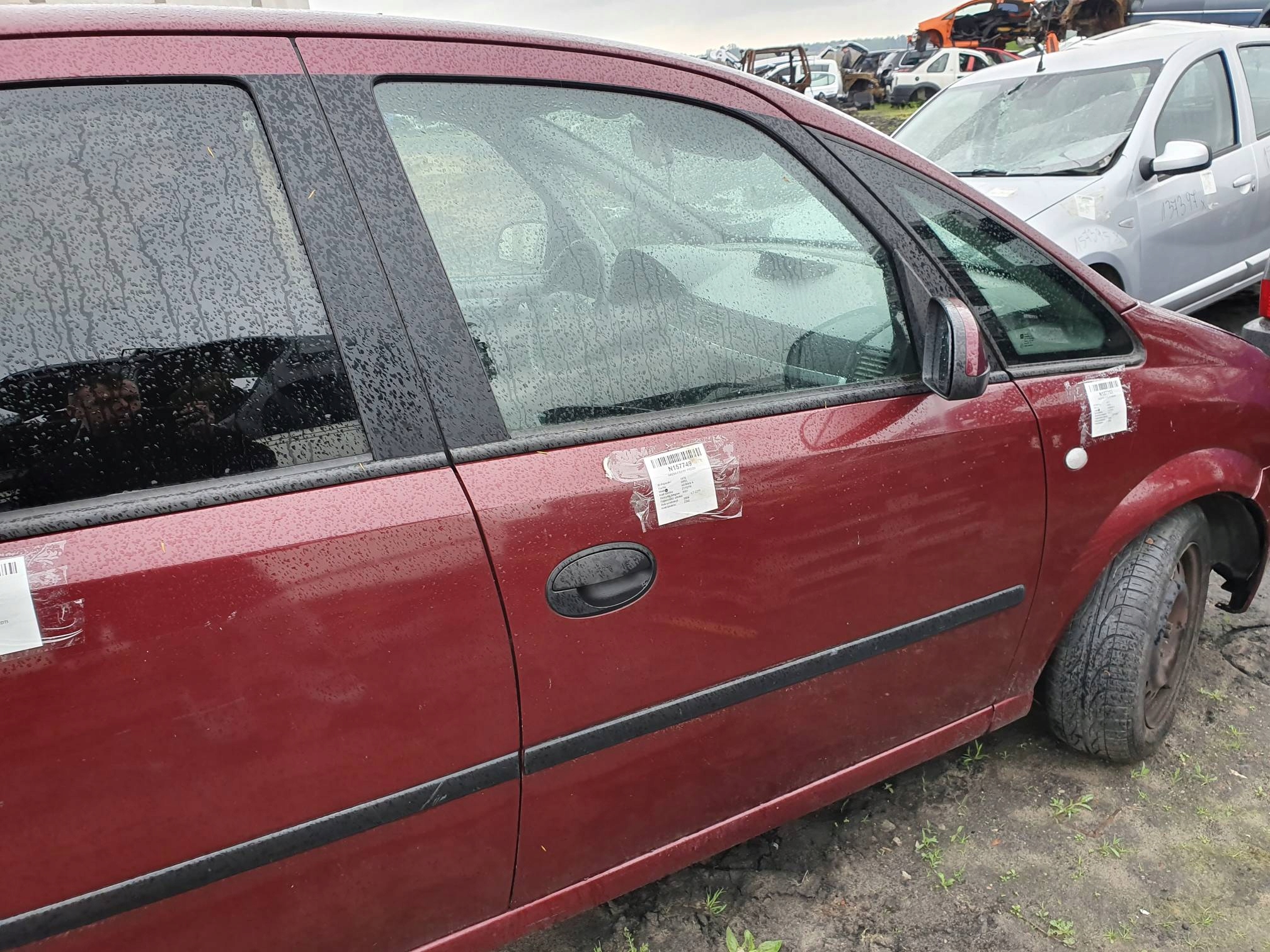 door right front Z3IU OPEL MERIVA A
