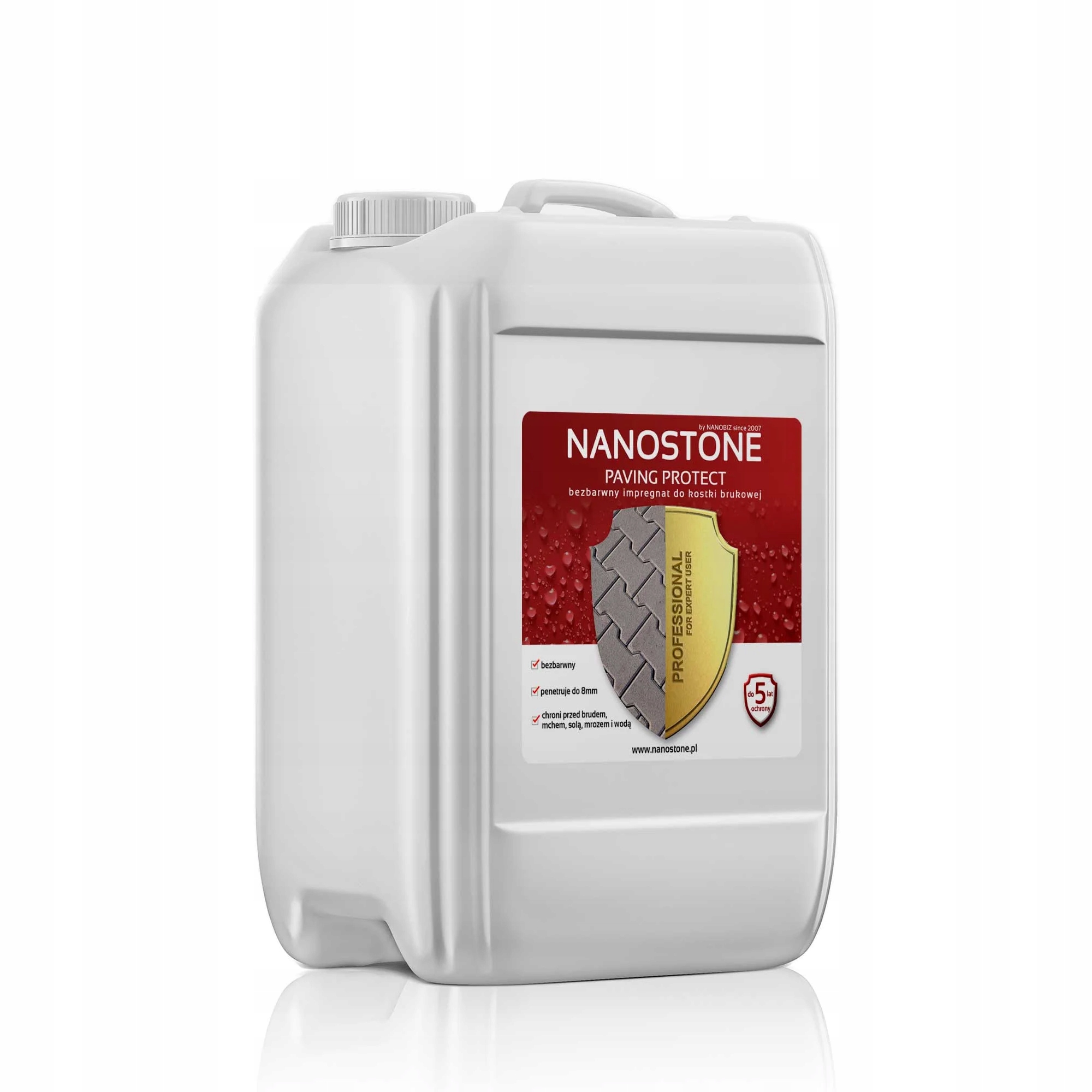 Nanostone Paving Protect impregnát na dlažební kostky 20L 150 m2 5 let Matný