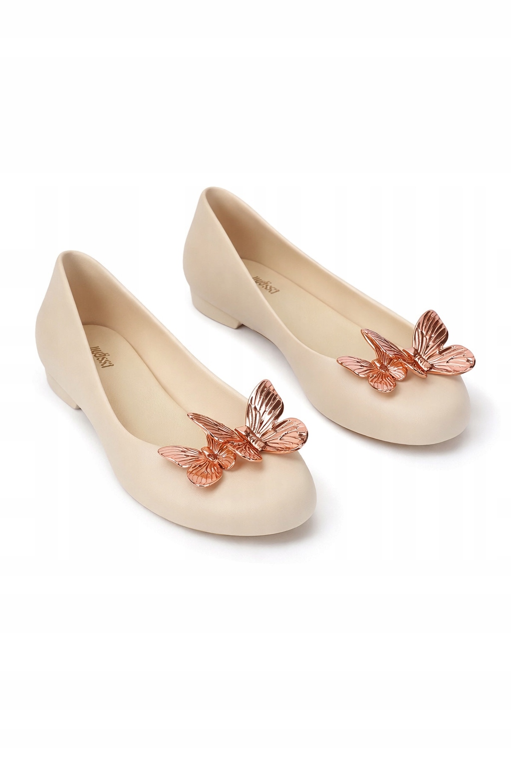 Melissa Doll Béžové Dámské Baleríny S Ozdobou Motýl 38 I4A