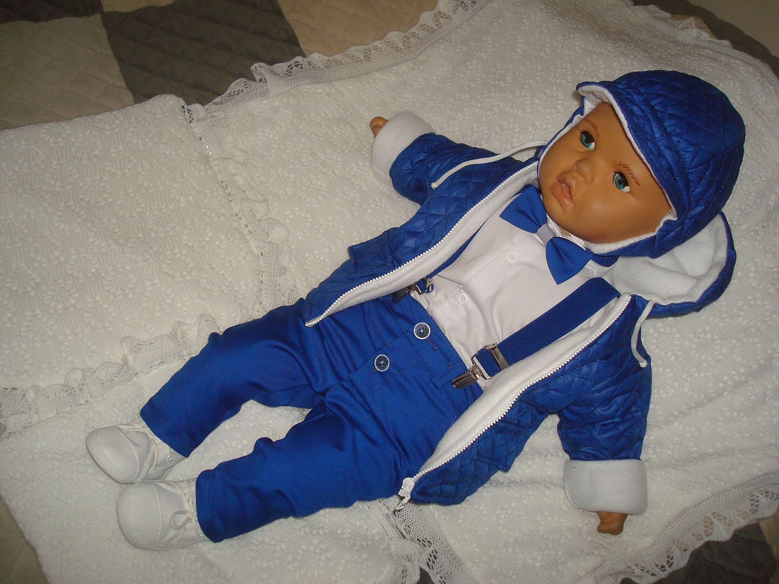 KOMPLET KURTKA UBRANKO/CHRZEST/BAWEŁNA 80 Rozmiar 80