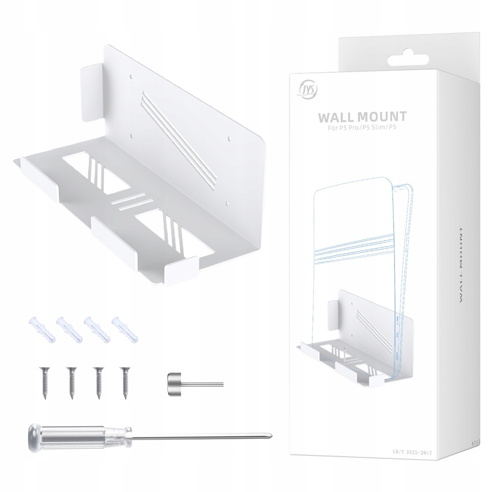 Uchwyt na Ścianę Ścienny Podstawka PS5 PS5 Digital Disc Slim Pro Metalowy