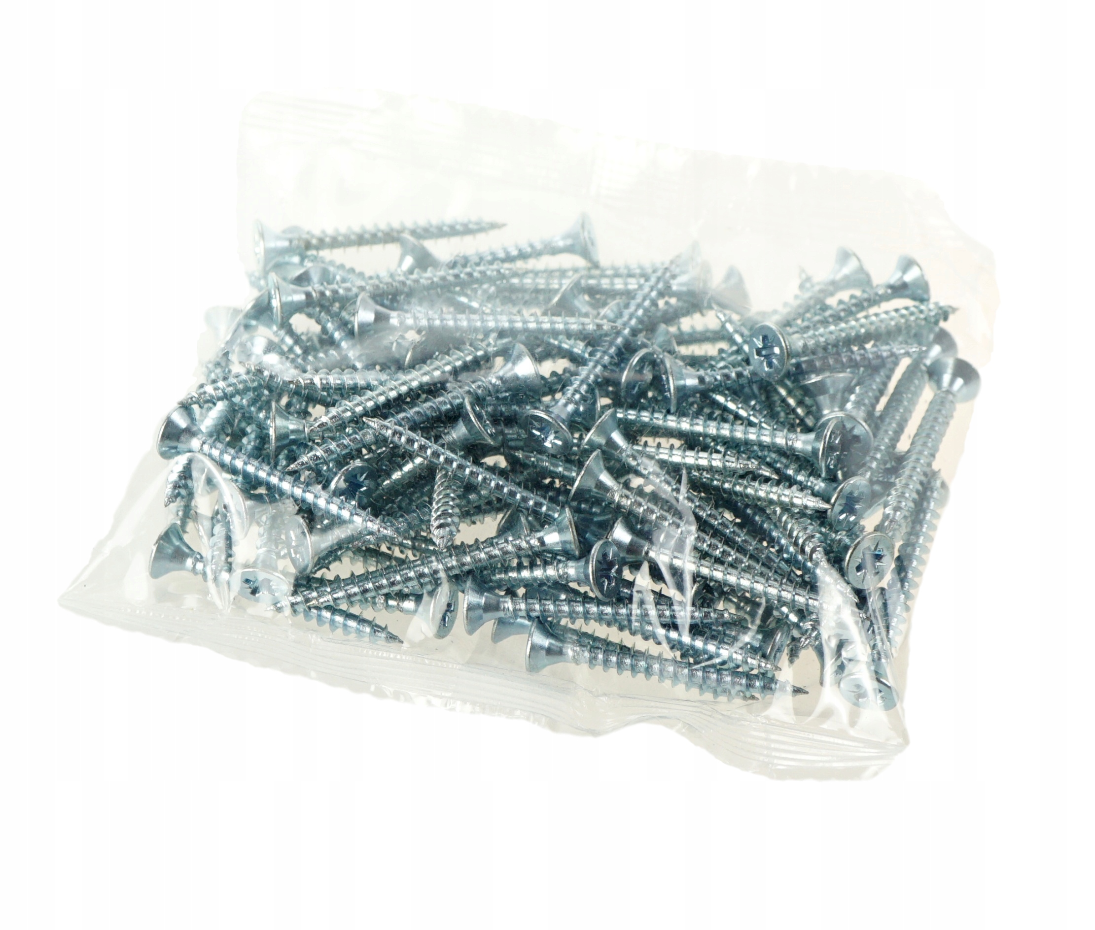 100 x Wkręty 3,5 x 16 do drewna stożkowe hartowane Długość całkowita 16 mm