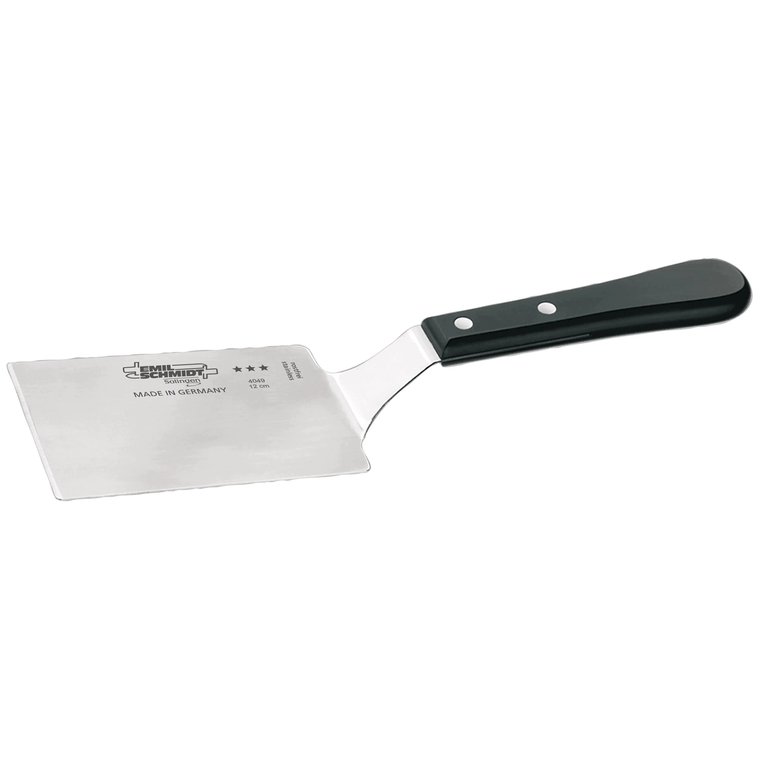 Cukiernicza łopatka do ciasta 28 cm szerokość ostrza 7,5 cm Emil Schmidt