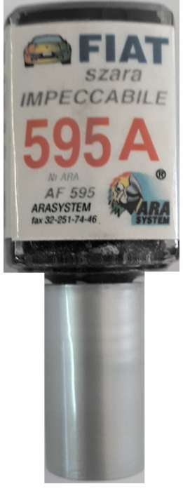 Zaprawka lakier do rys 10ml FIAT 595A GRIGIO IMPECCABILE