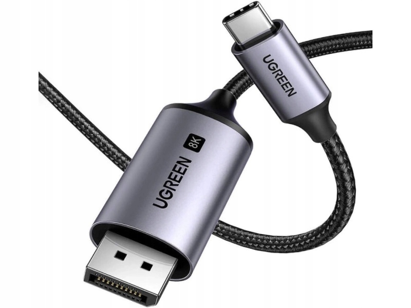 Kabel USB Ugreen USB-C - DisplayPort 2 m Czarny (25158)