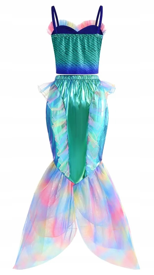 Strój Ariel Mała Syrenka kostium bal syrena film 140 EAN (GTIN) 5907653480881