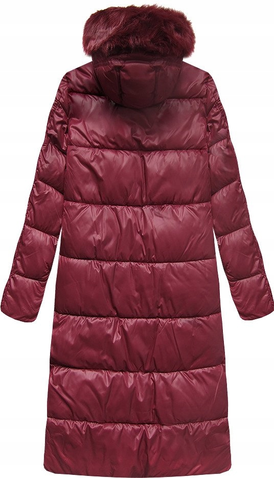 

Kurtka Płaszcz Długa Zimowa Parka Kaptur Futro S