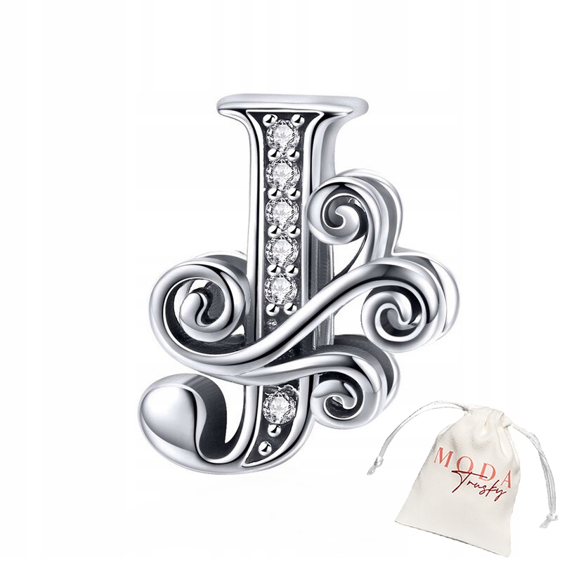 

Charms Litera J Charms Zawieszka Charms Srebro 925