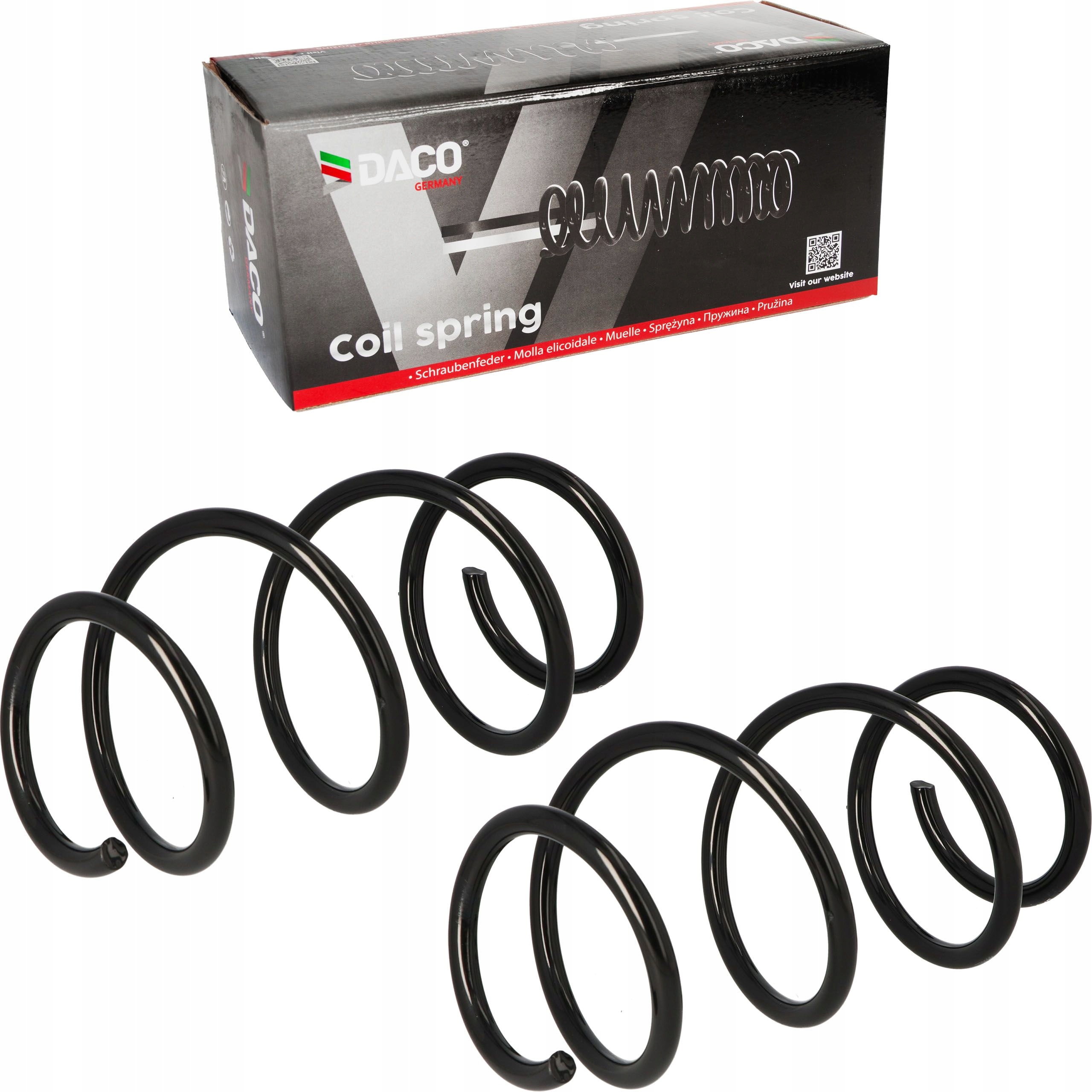 Sprezyna x2 zawieszenia DACO Renault Laguna III