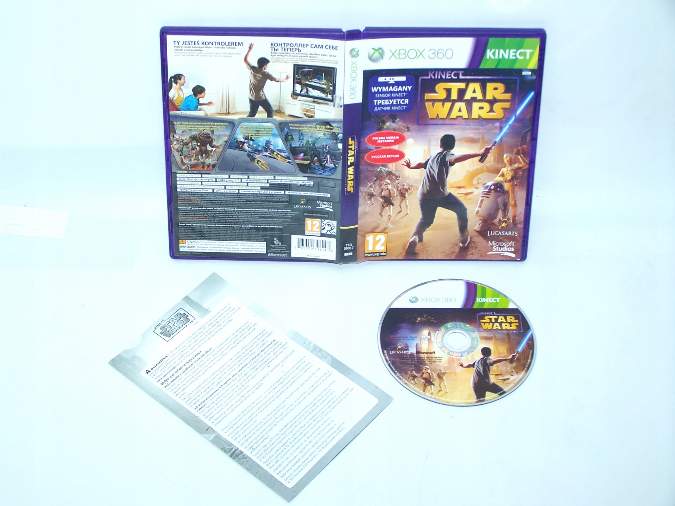 kinect STAR WARS / wersja z polskim dubbingiem