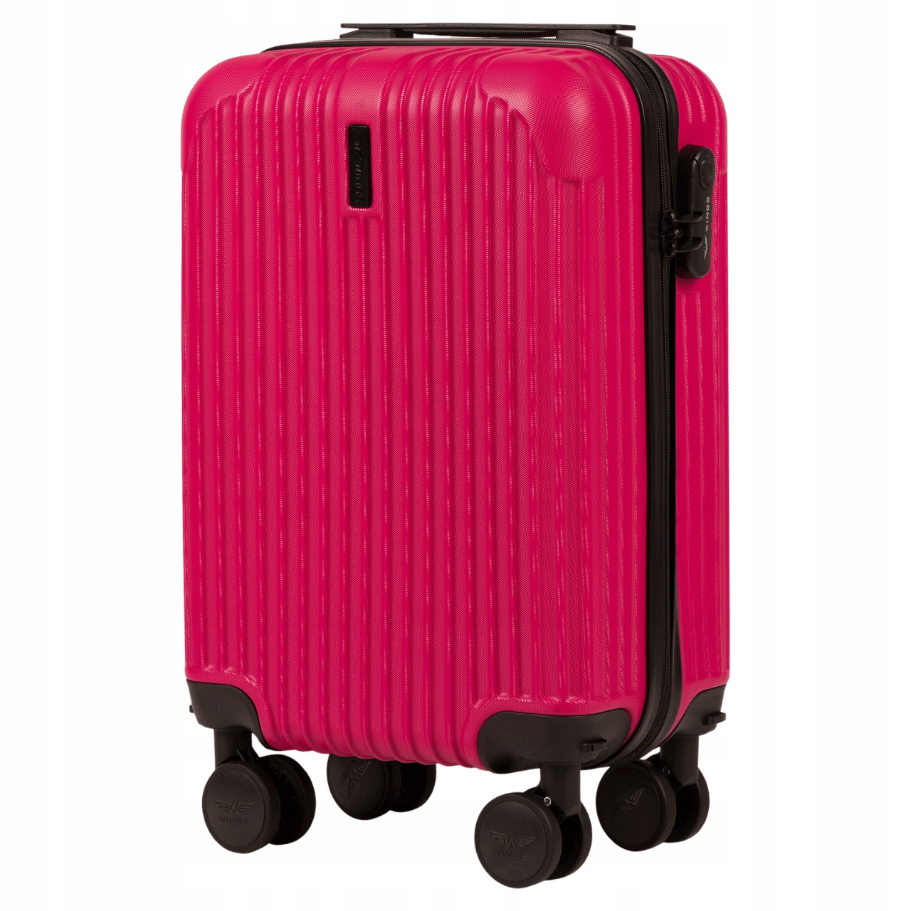 Walizka twarda kabinowa Wings Abs TR059 S Rose Red- Egret 38 l