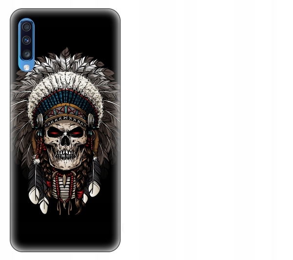 

Etui pokrowiec Samsung Galaxy A70 Indianin czaszka