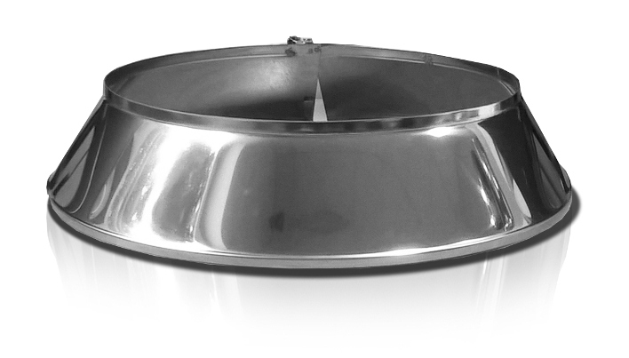 Ka Pláštěnka fi 225 komínová vložka Gr. 0,6 mm límec okapnice