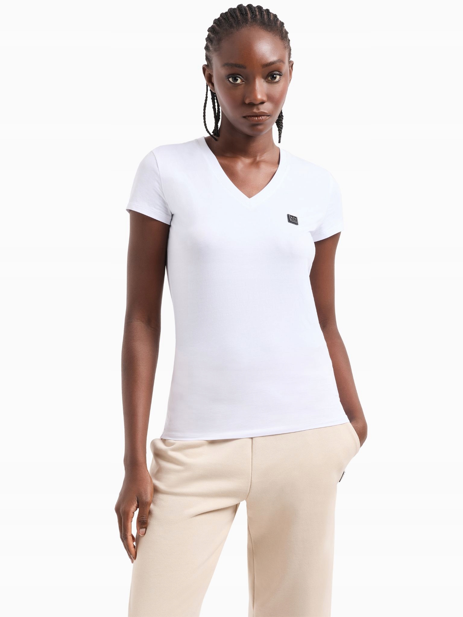 Dámské tričko Armani Exchange XW000105 AF11929 bílé M