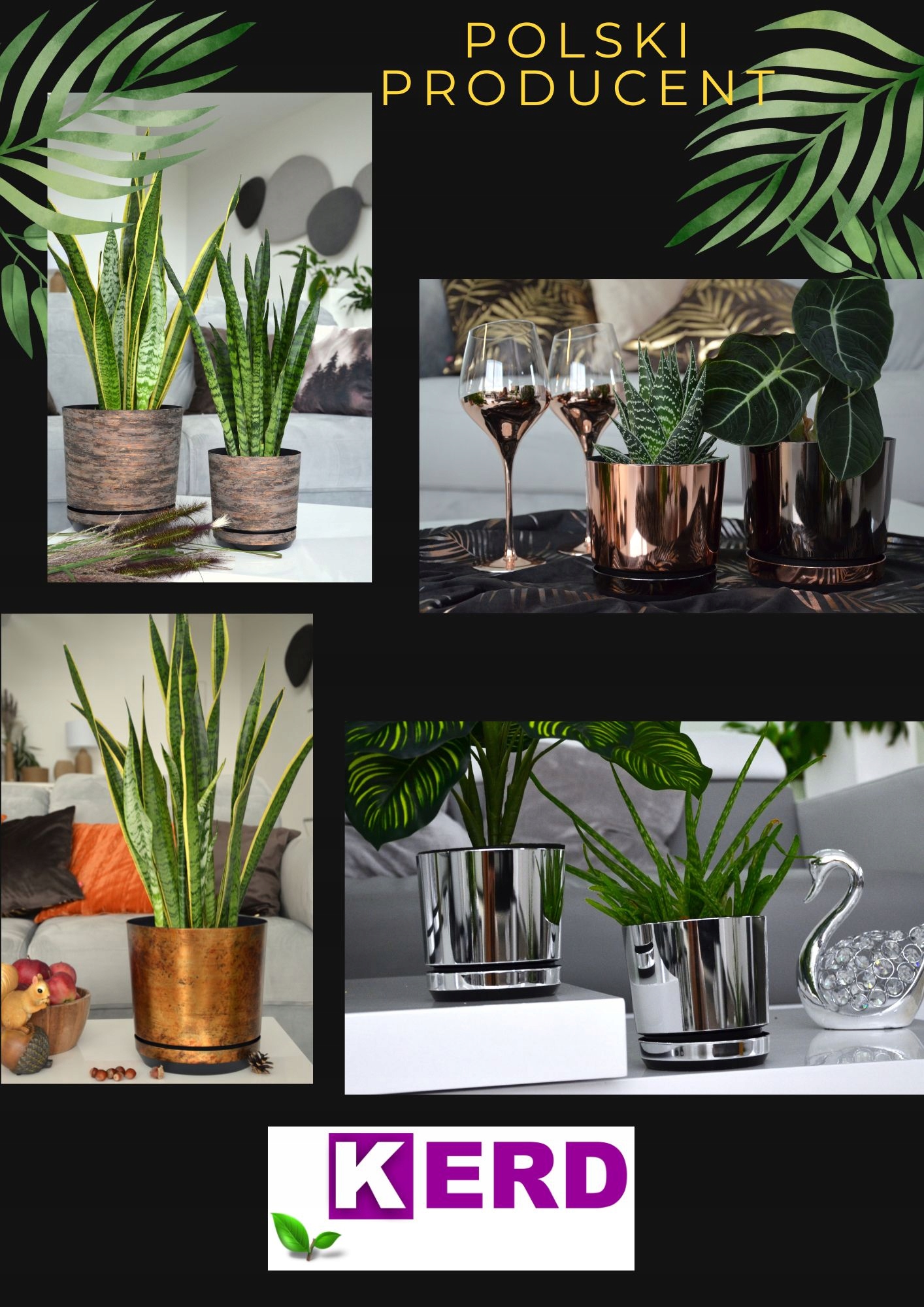 STARE ZŁOTO 14 Doniczka z podstawką klasyczna RETRO loft OSŁONKA rustykalna Głębokość produktu 12.4 cm