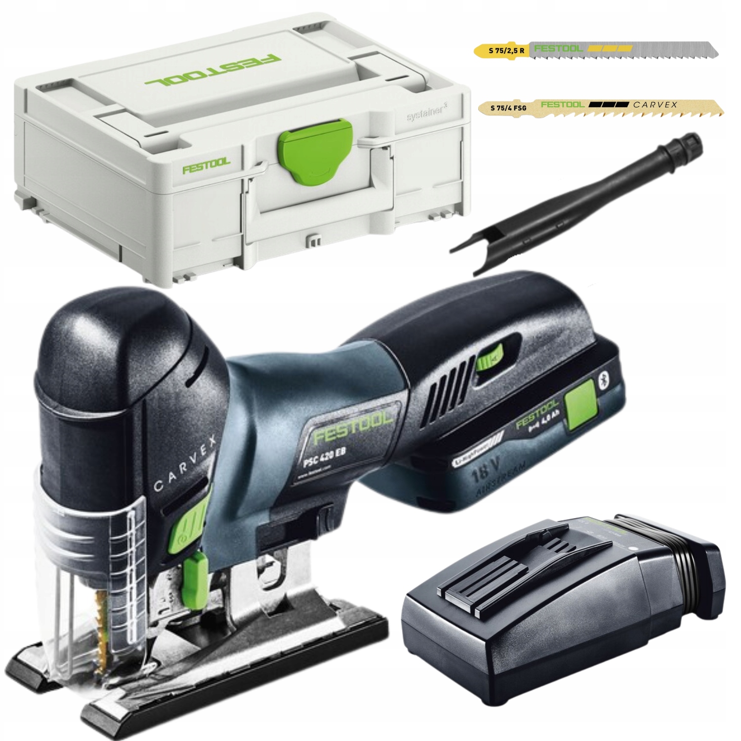 Pila Festool Carvex Psc 420 Hpc 4,0 EBI-Plus Komplet V Systaineru