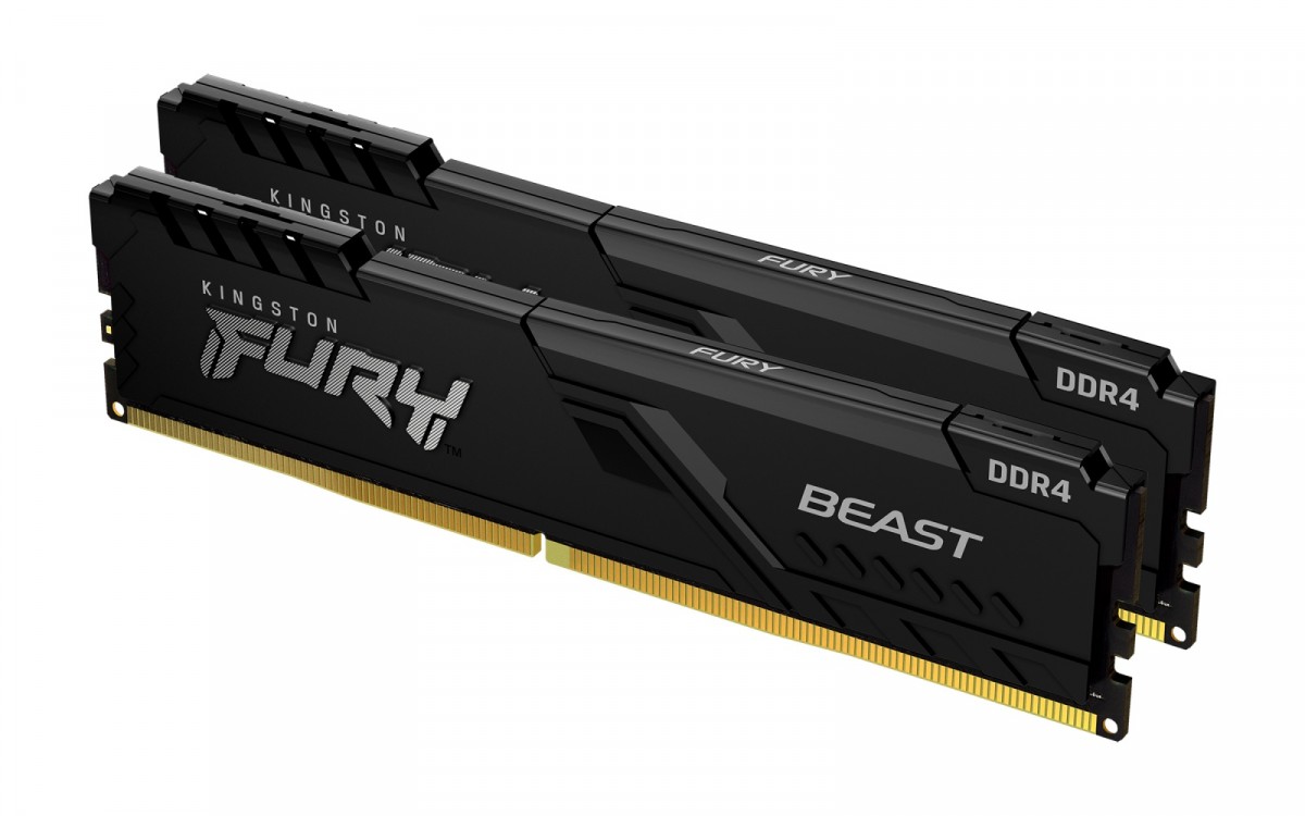 Kingston Pamäť DDR4 Fury Beast 64GB(2*32GB)/3200 CL16