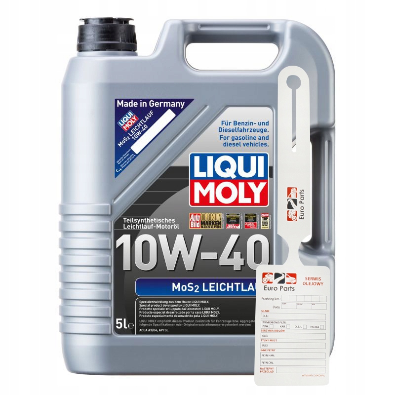 

Liqui Moly Olej MoS2-LEICHTLAUF 10W40 5L 2184