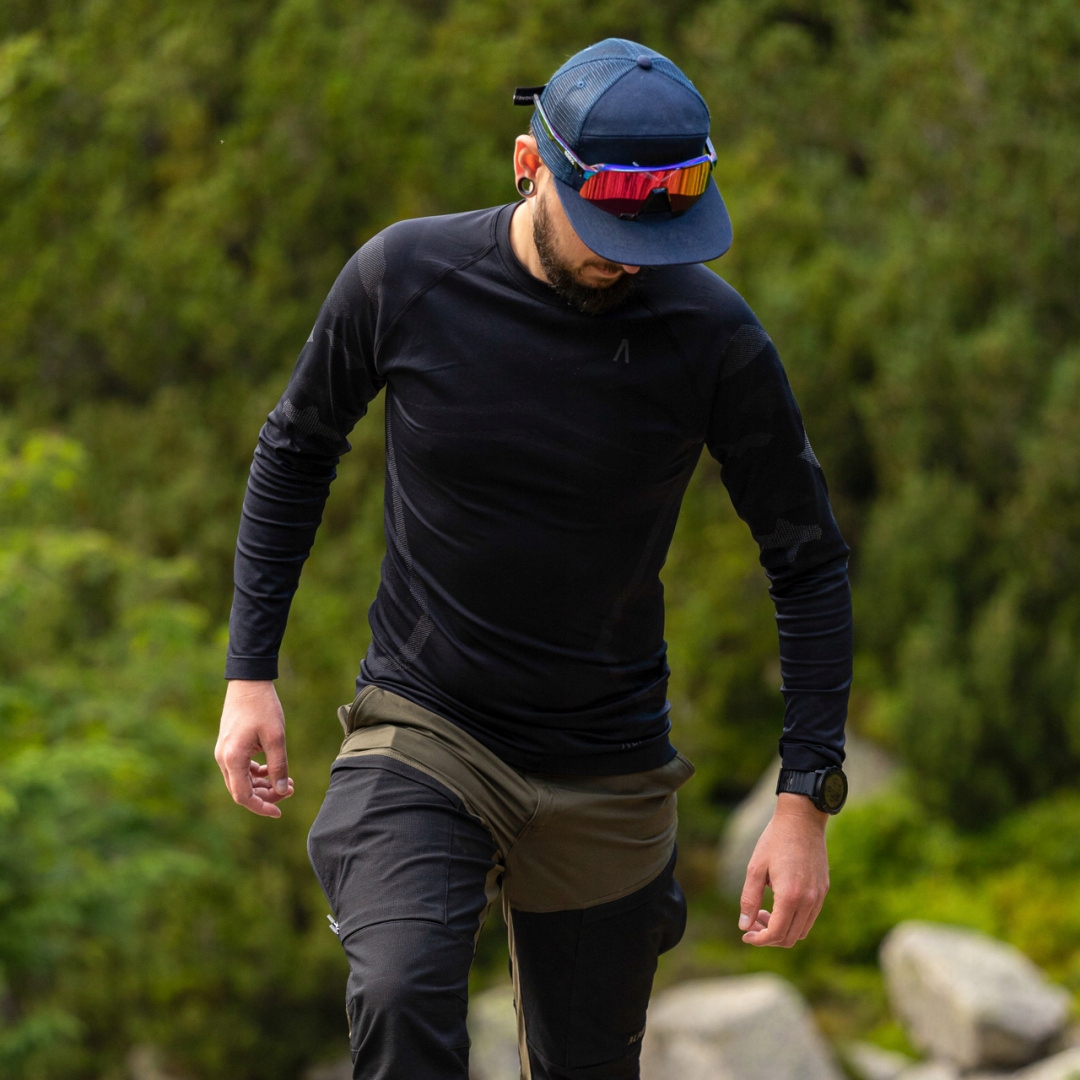 BIELIZNA TERMOAKTYWNA MĘSKA ALPINUS IDRE SET XXL Materiał dominujący Poliamid