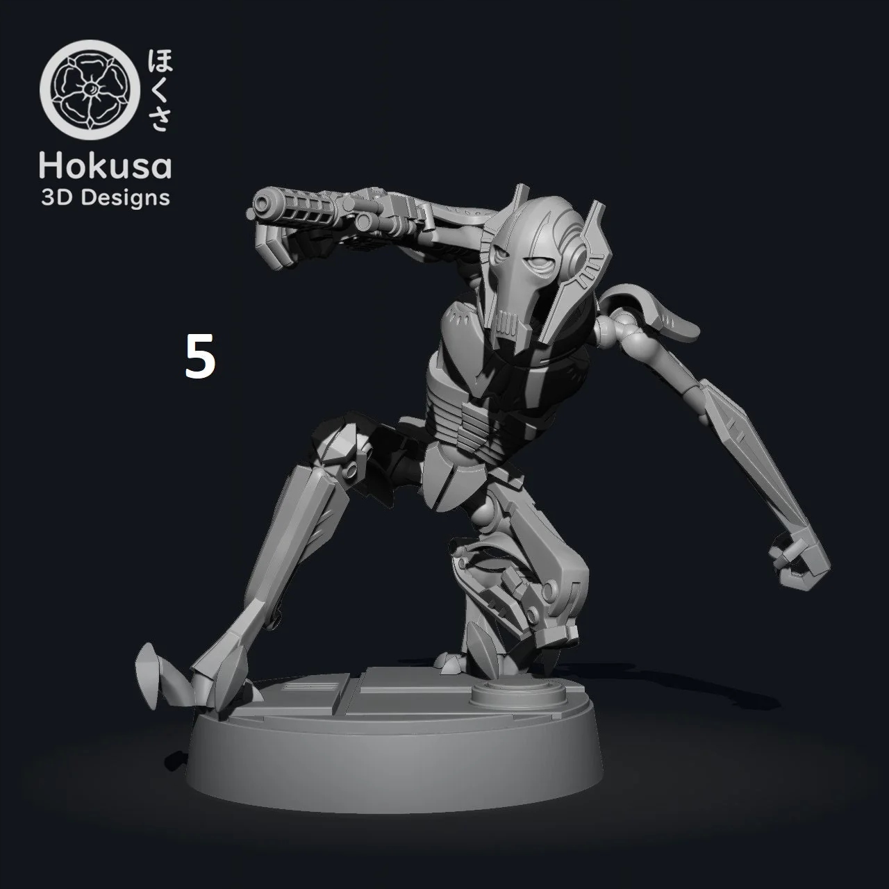 The Cyborg General model pasuje do gry StarWars Legion 6 System Star Wars Legion