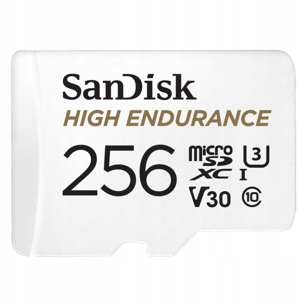 High Endurance microSDXC 256GB V30 z adapterem (re Stan opakowania oryginalne