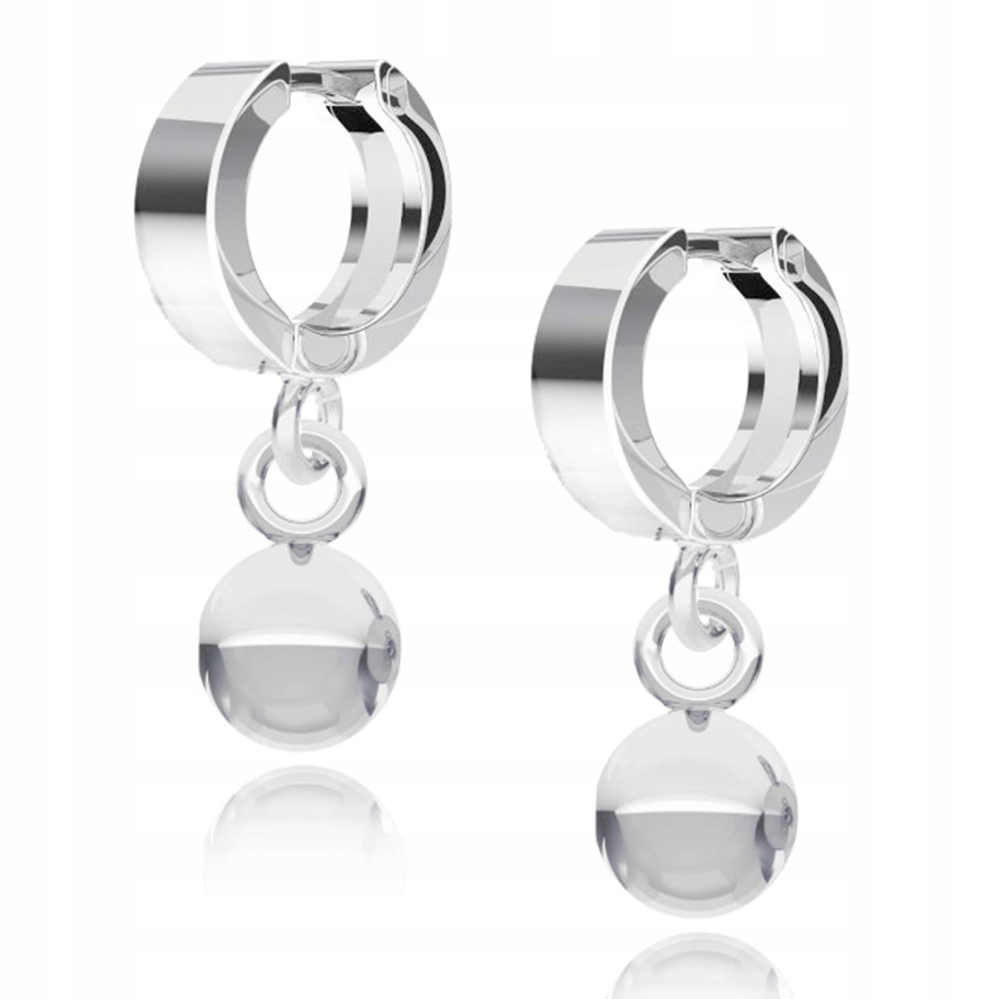 Stříbrné Kuličkové Náušnice stříbro 925